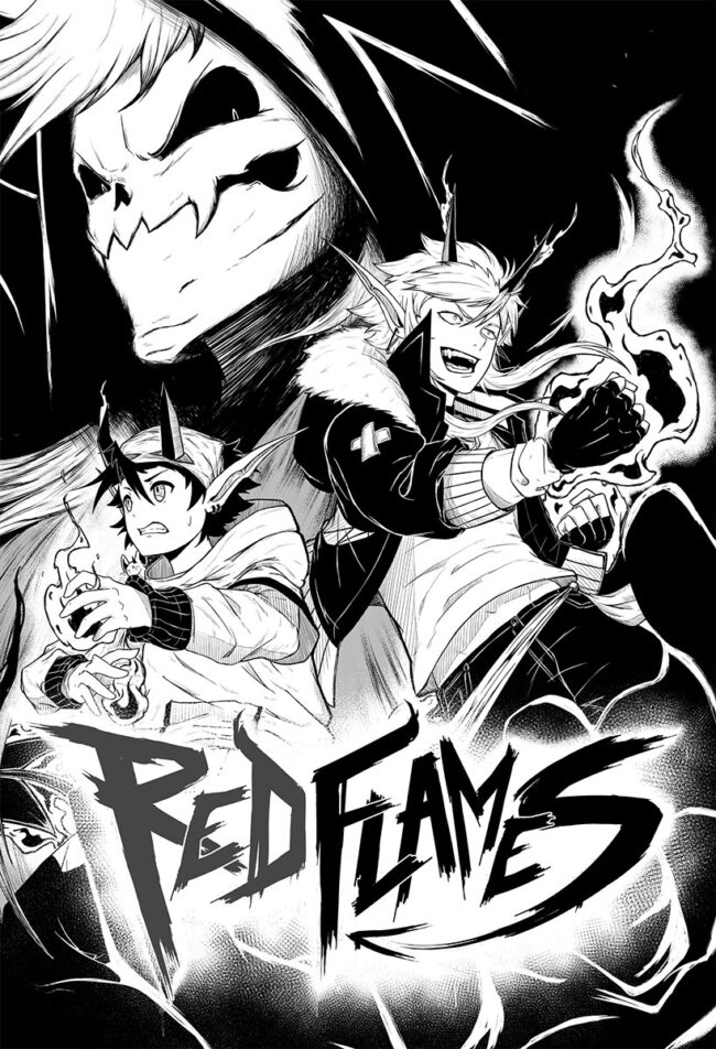 Red Flames Titelseite